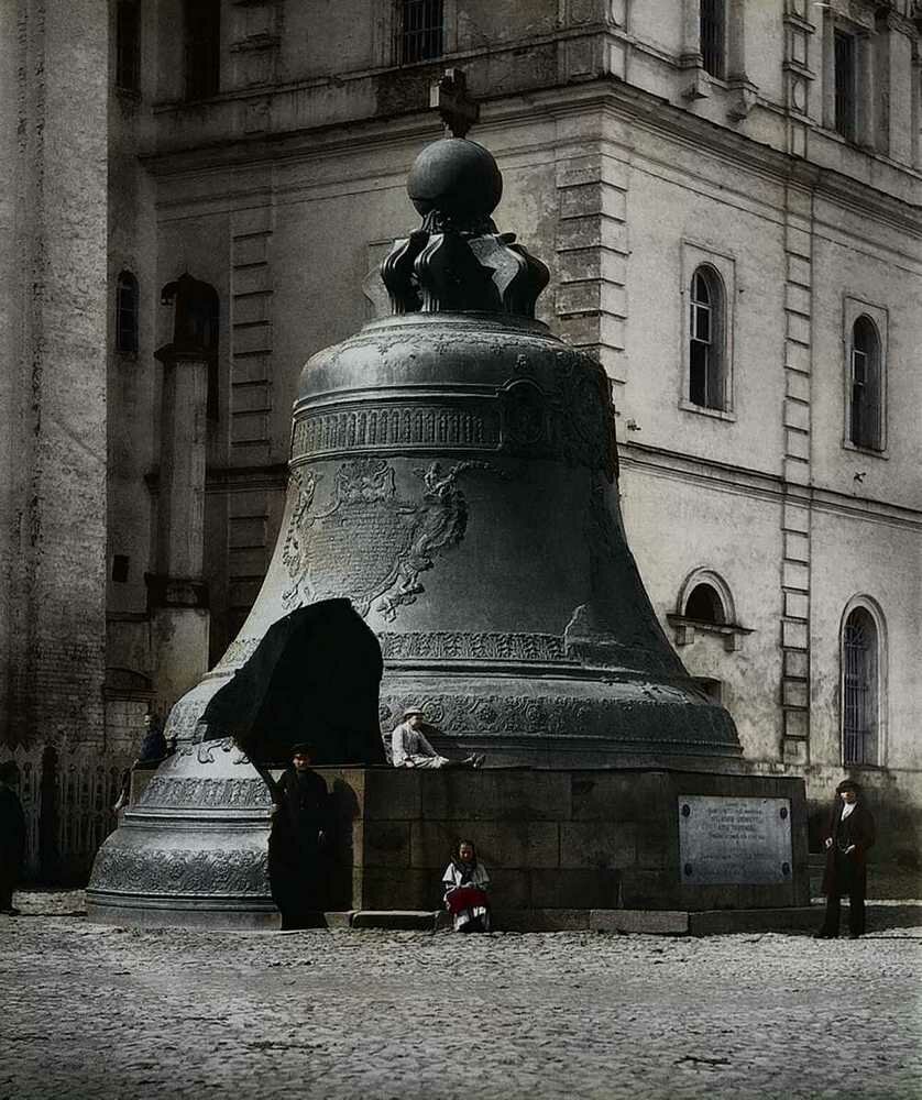 В.С. Садовников, поднятие царь-колокола в Москве в 1836 году