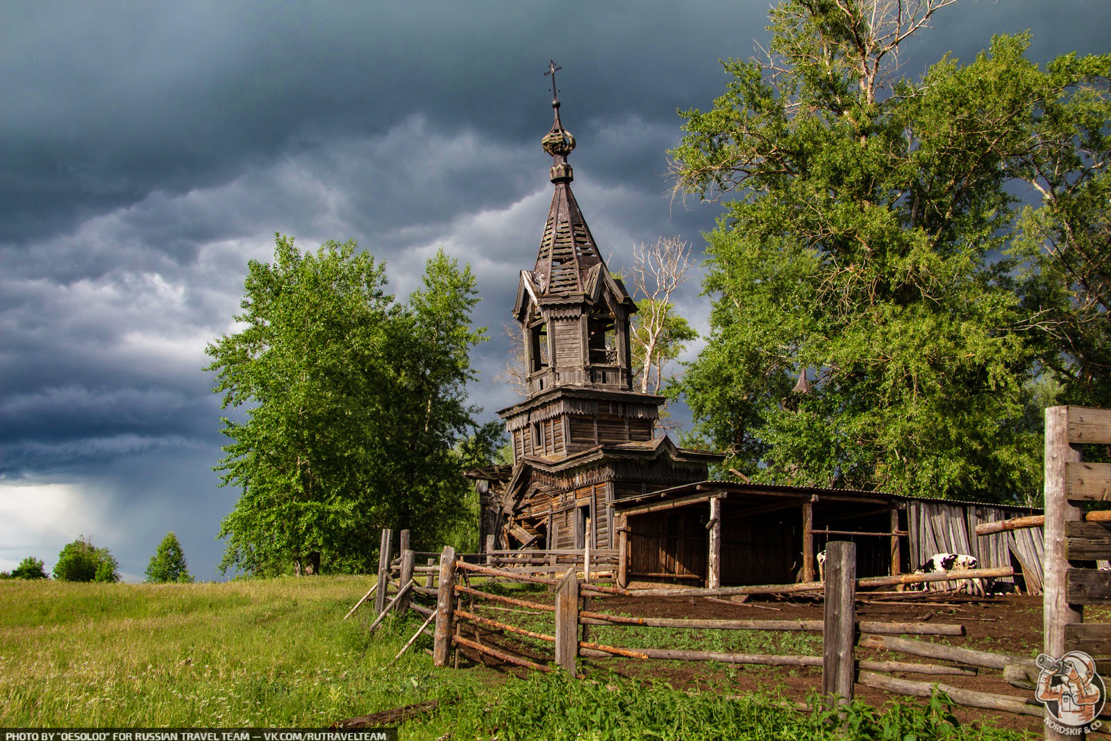 Деревянная Церковь Андреевцы Удмуртия