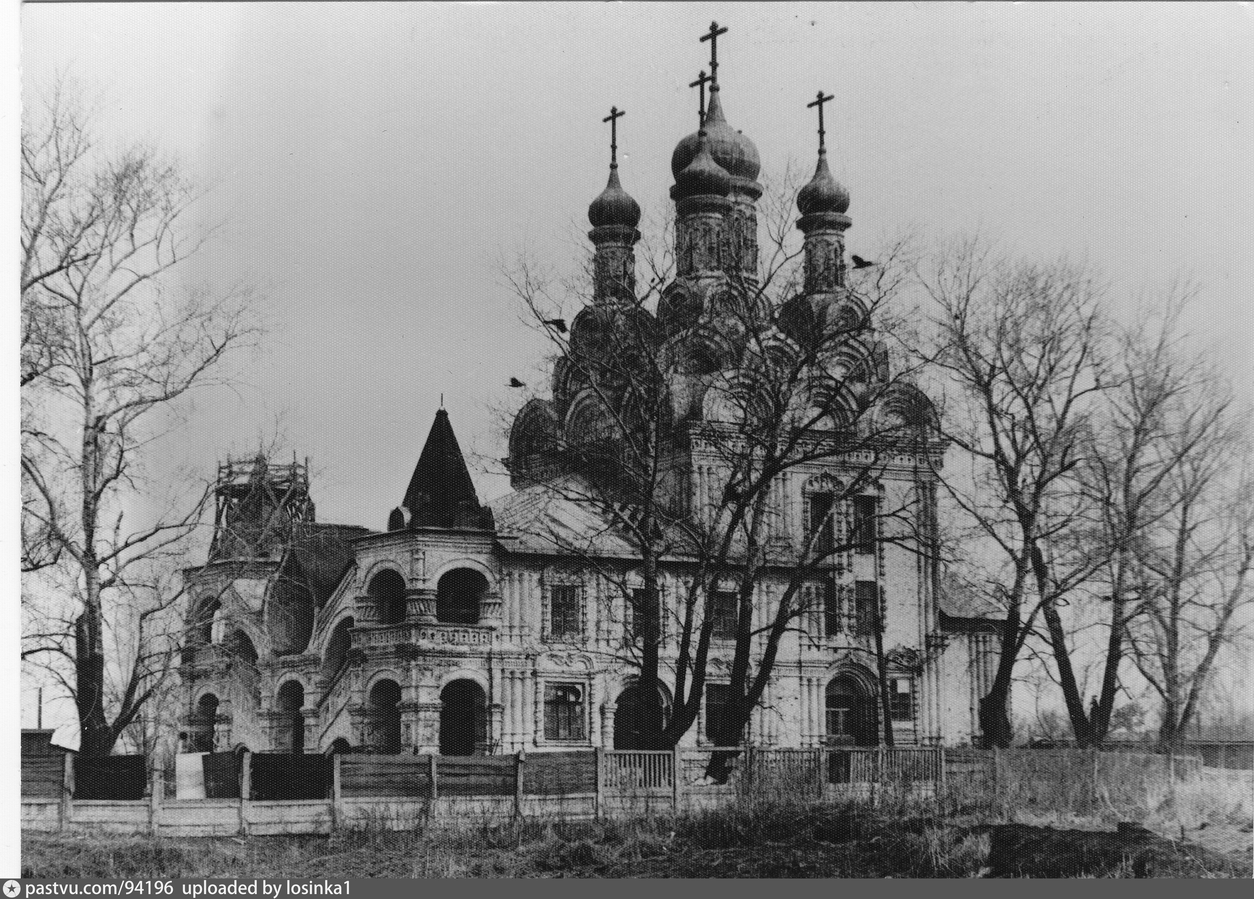 Москва Церковь в Тайнинском в 19 веке