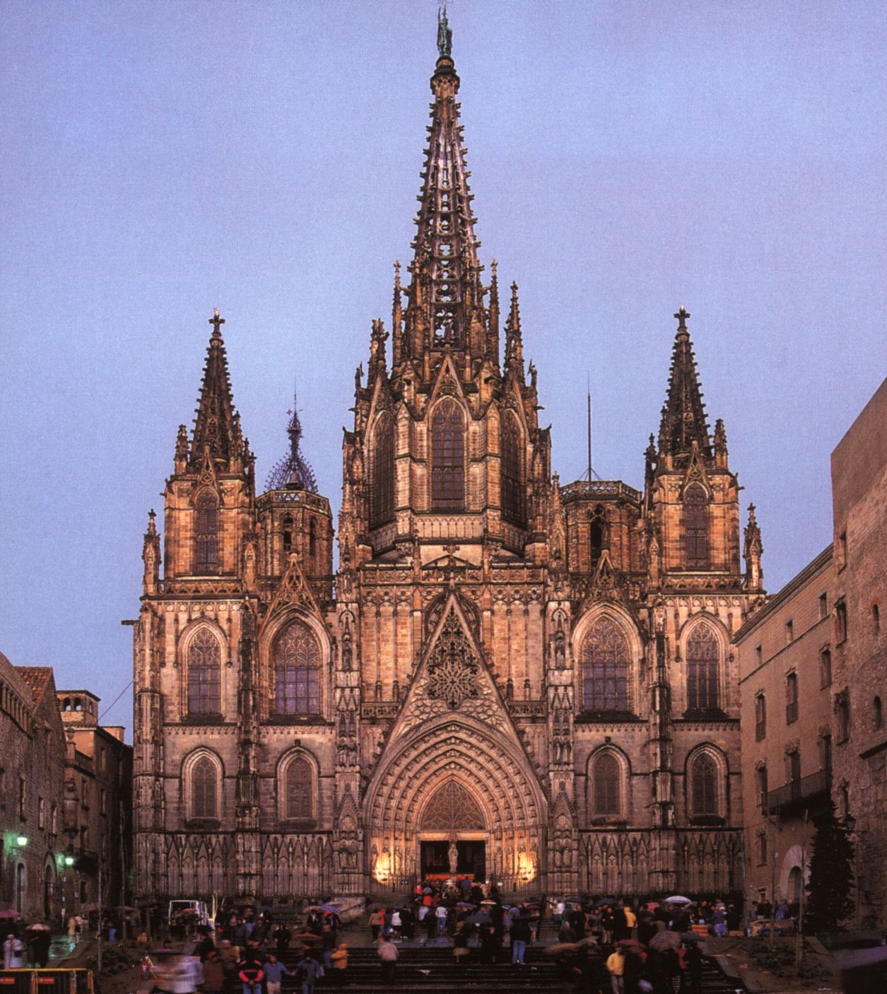 Храм Барселона Готический собор