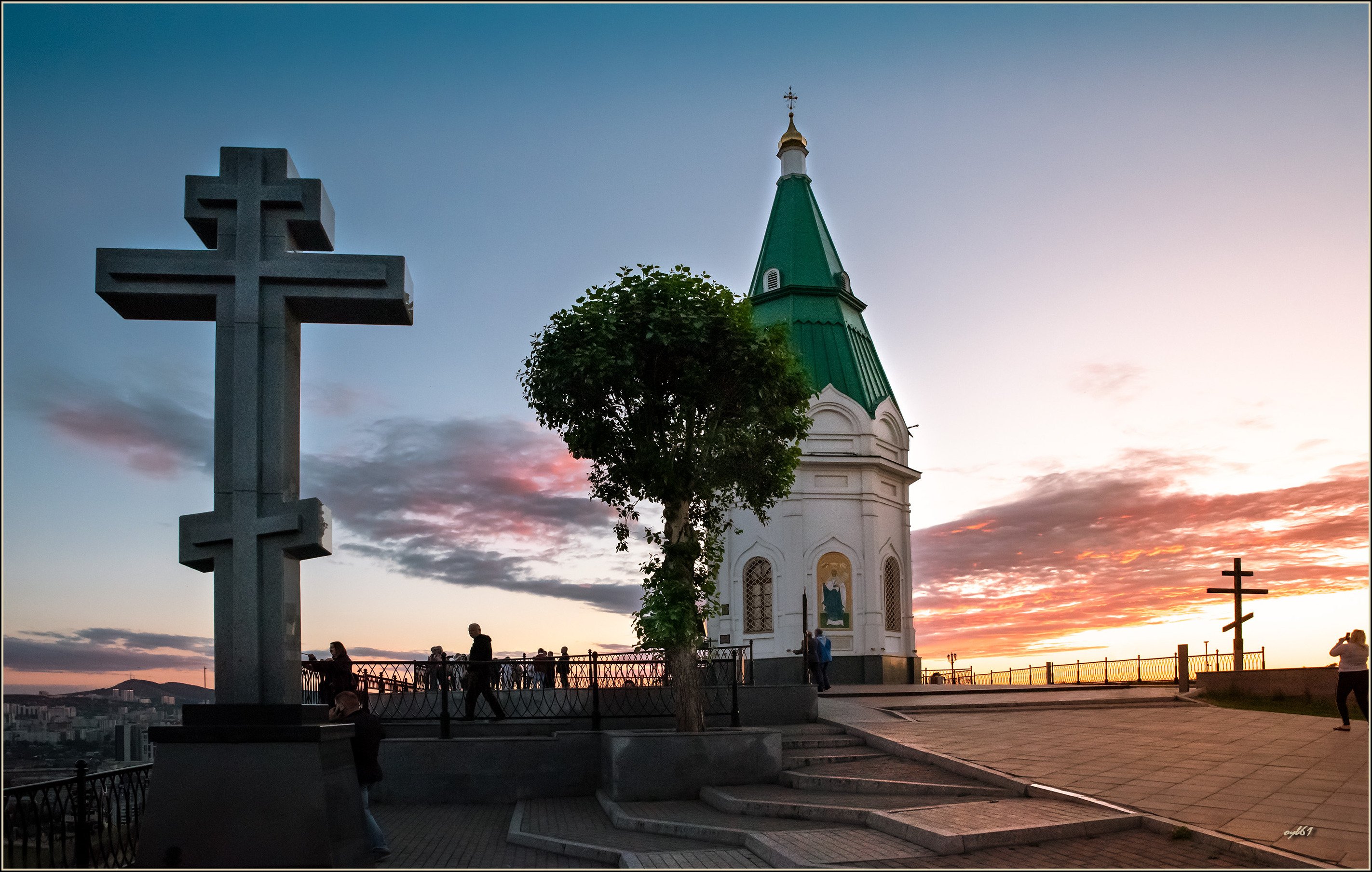 Вид с часовни Красноярск