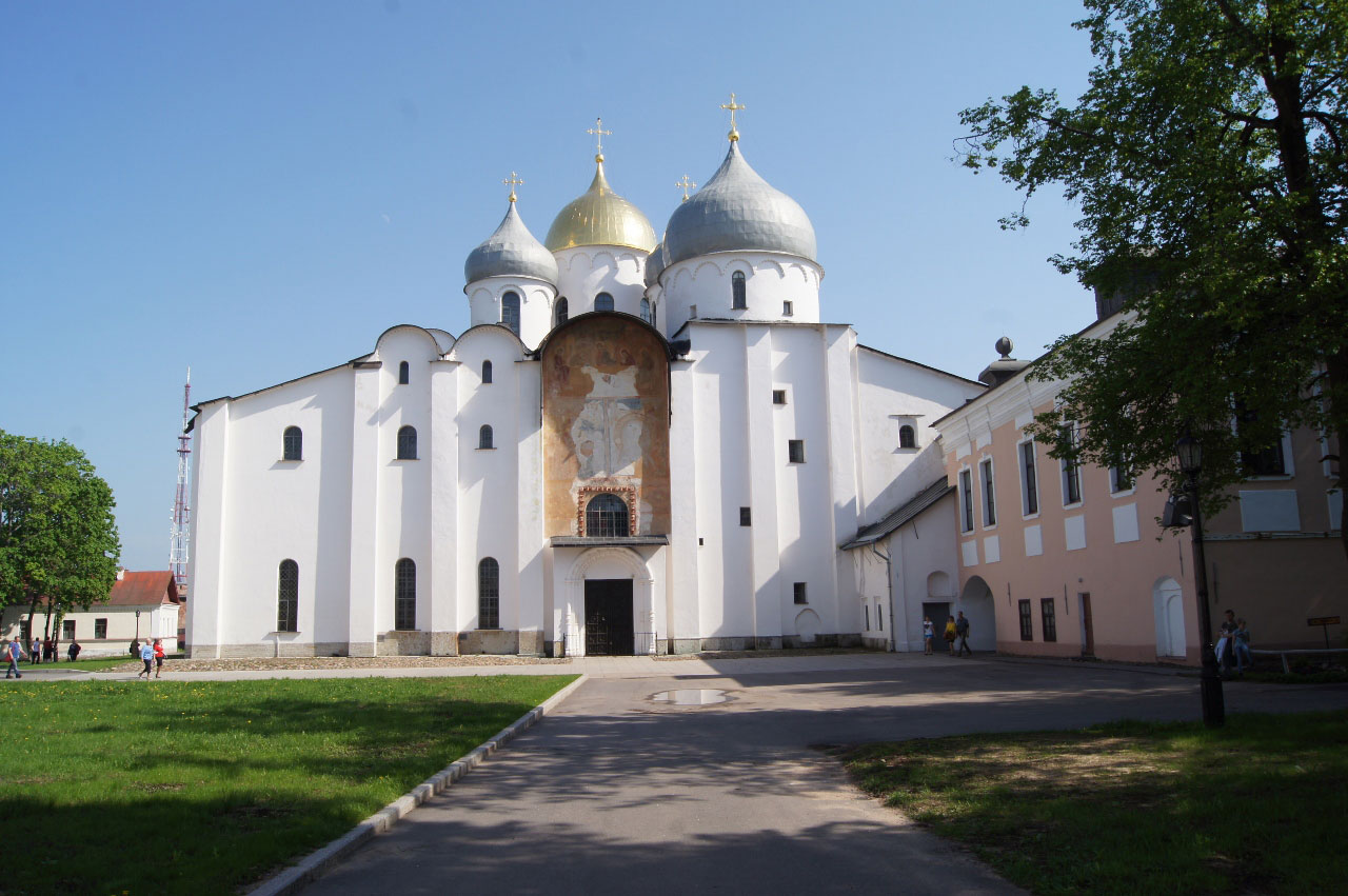 софийский собор новгород внутри