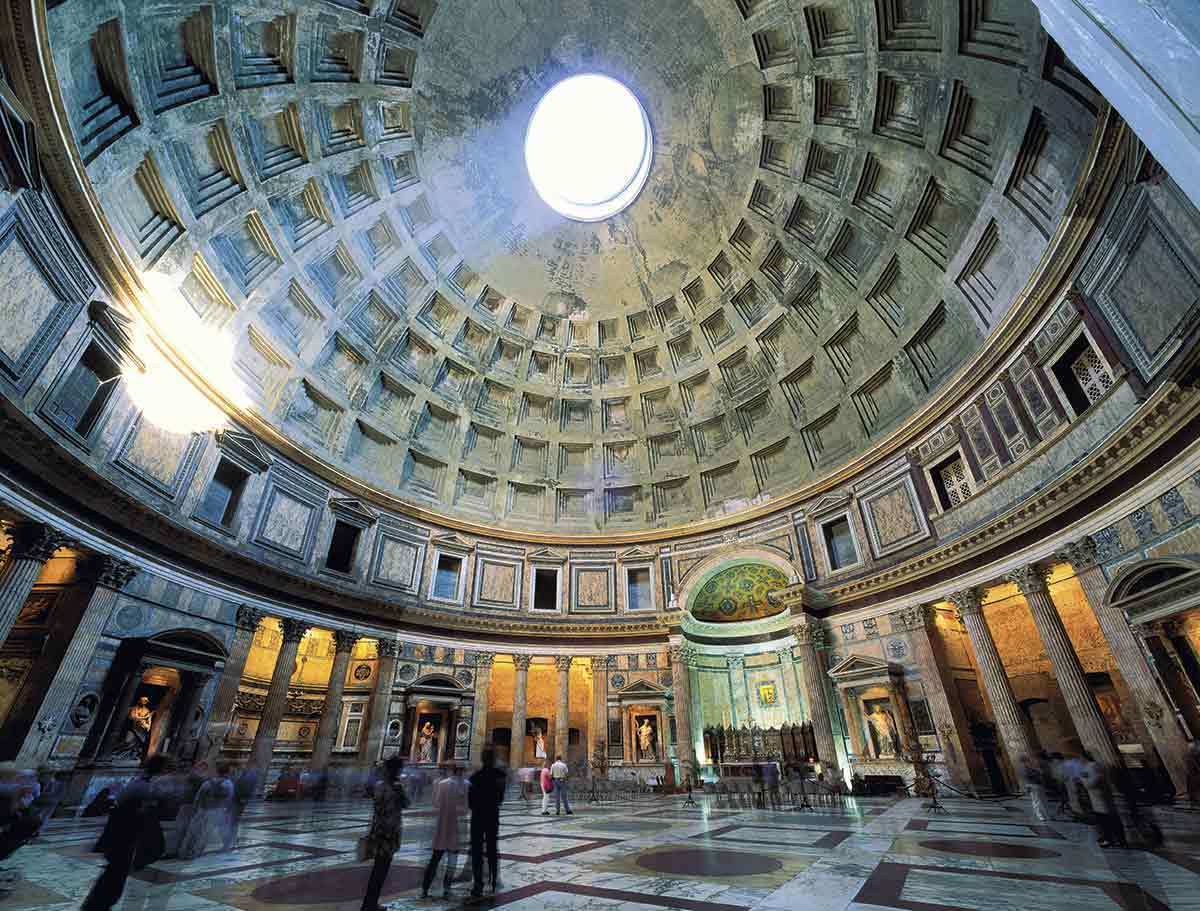 Пантеон в Риме интерьер