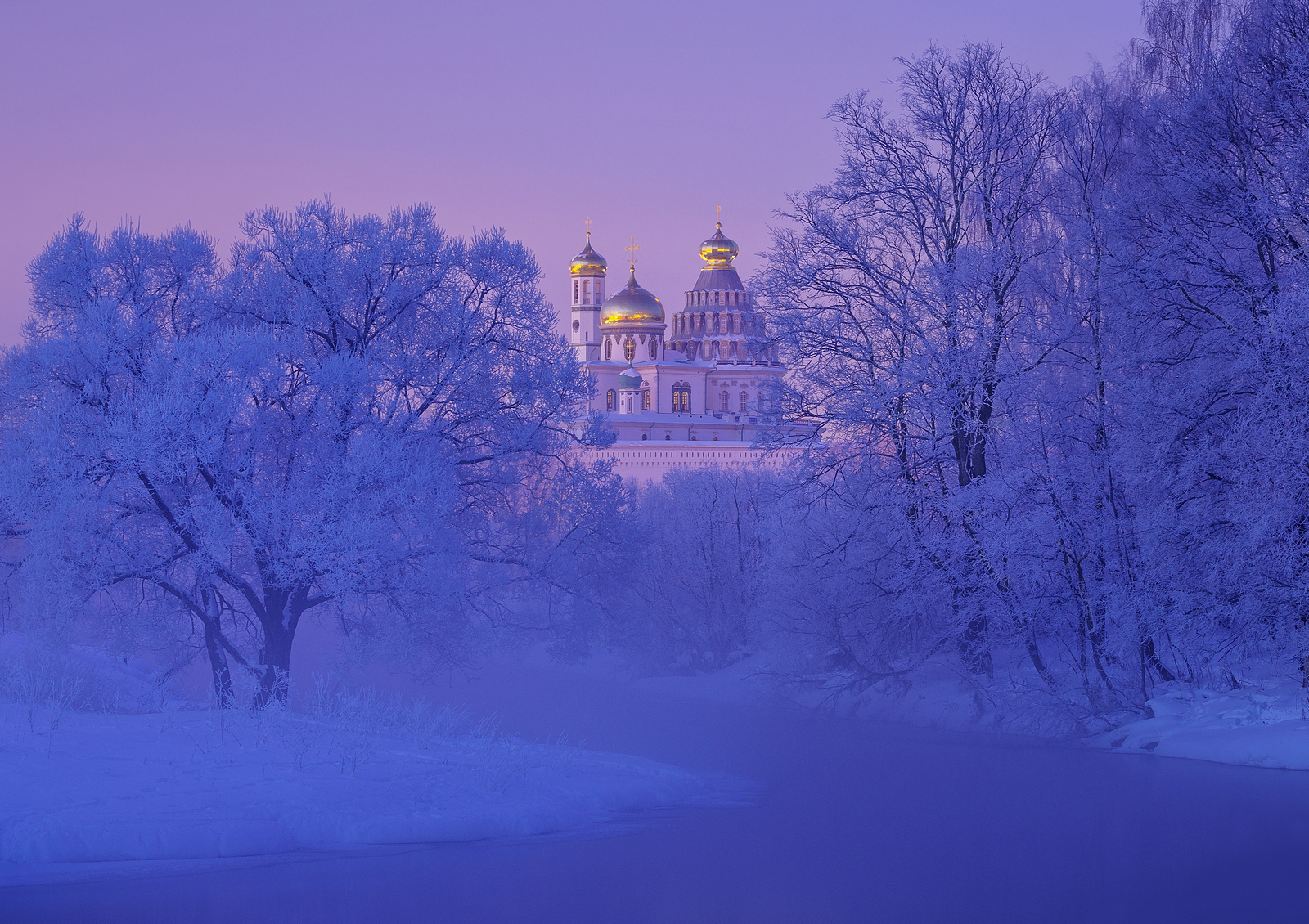 Новоиерусалимский монастырь зима