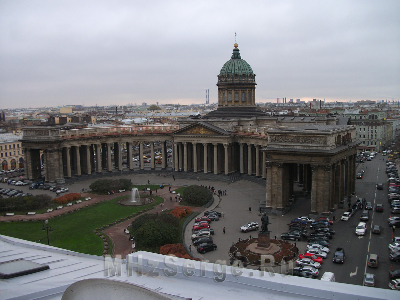 казанский собор в санкт петербурге сверху