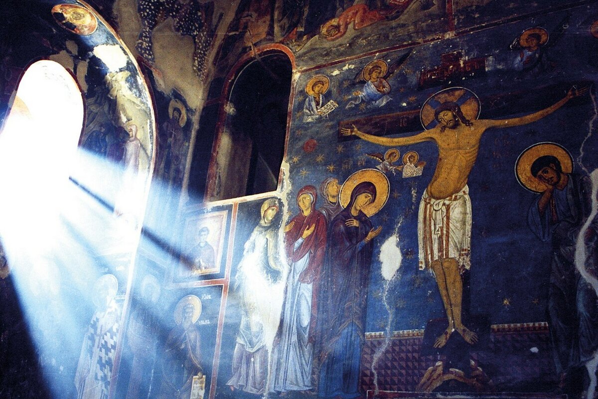 Монастырь Студеница фрески