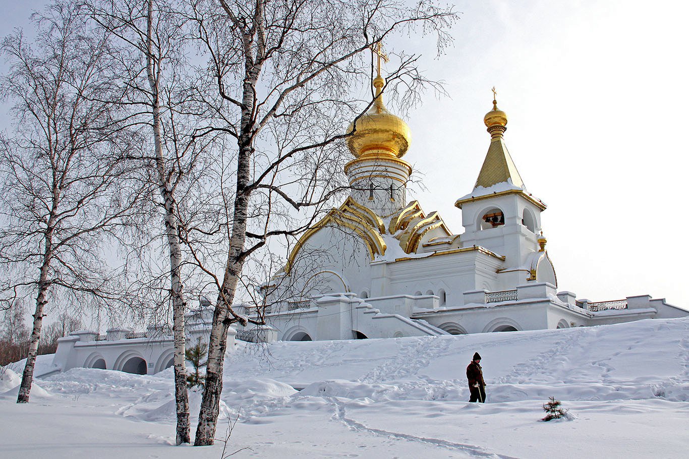Храм Серафима Саровского зима