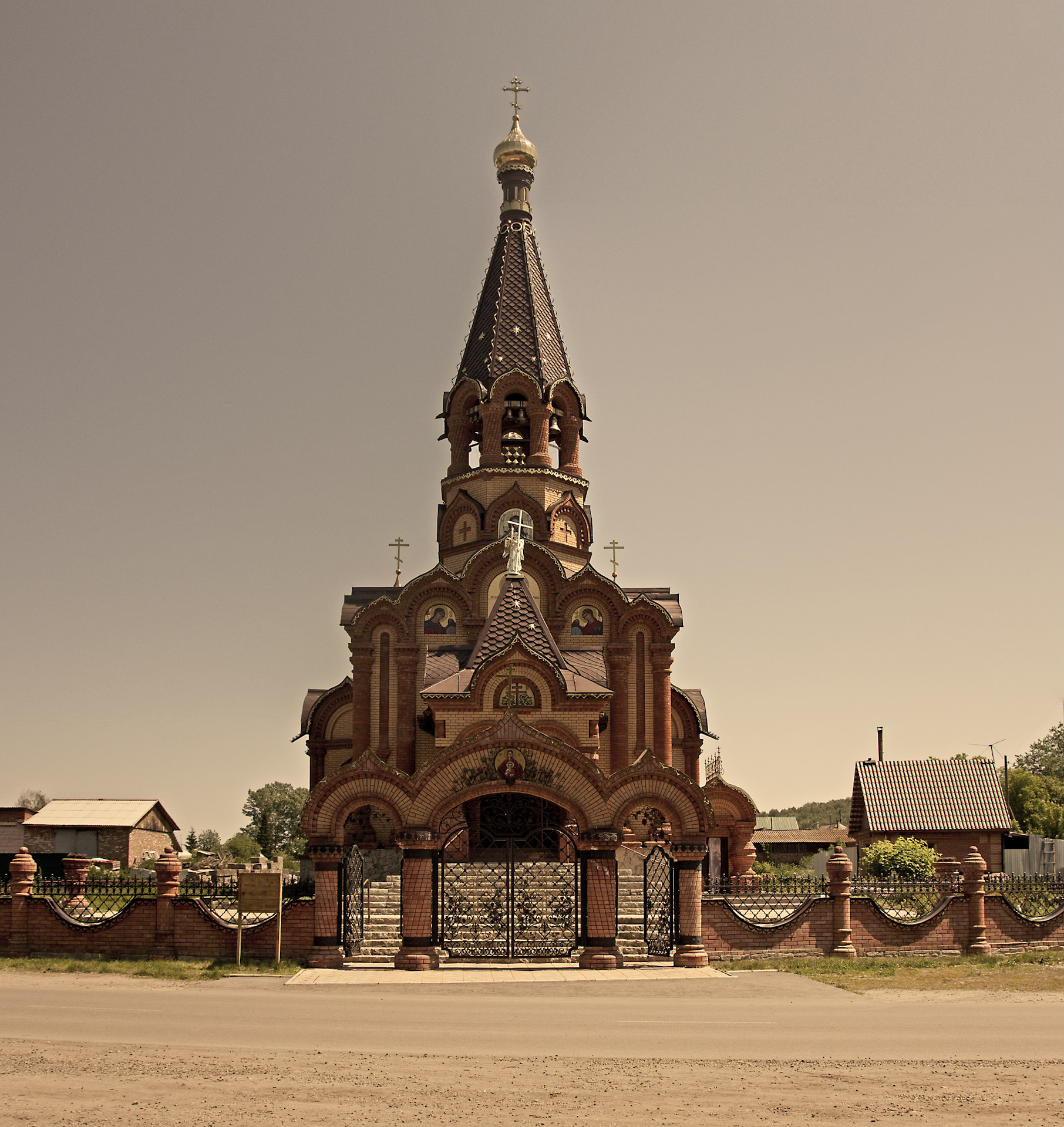Алтай Сростки храм Екатерины