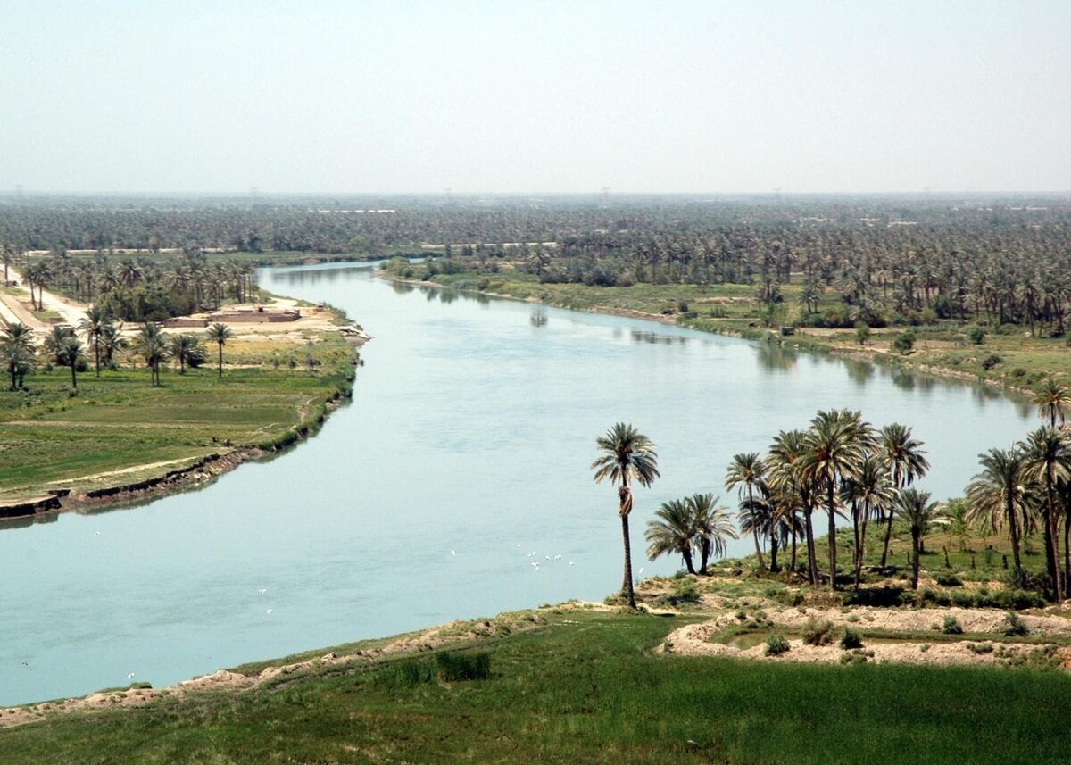Река тигр Месопотамия