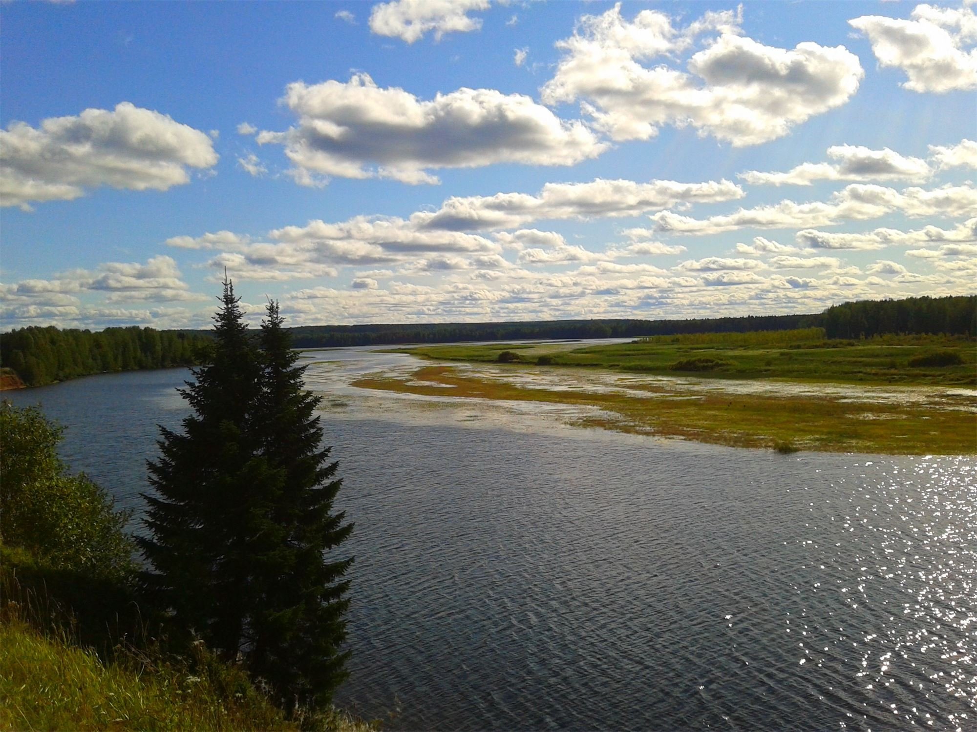Река полуденный Кондас Пермский край