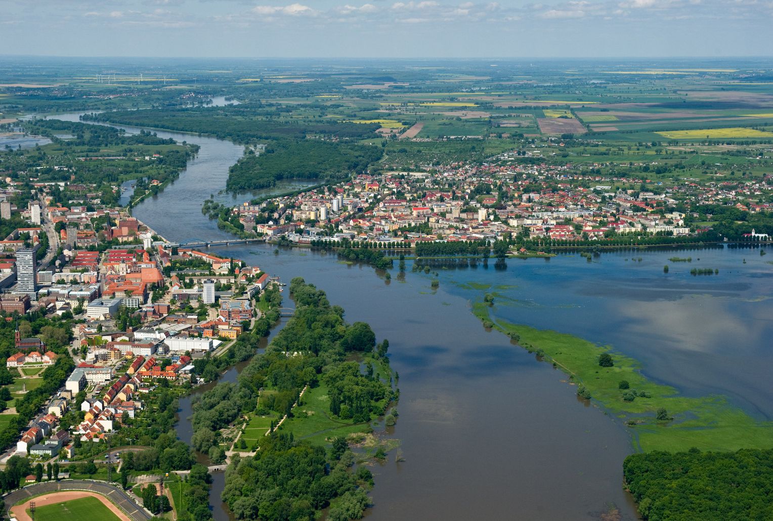 Река Эльба Бранденбург