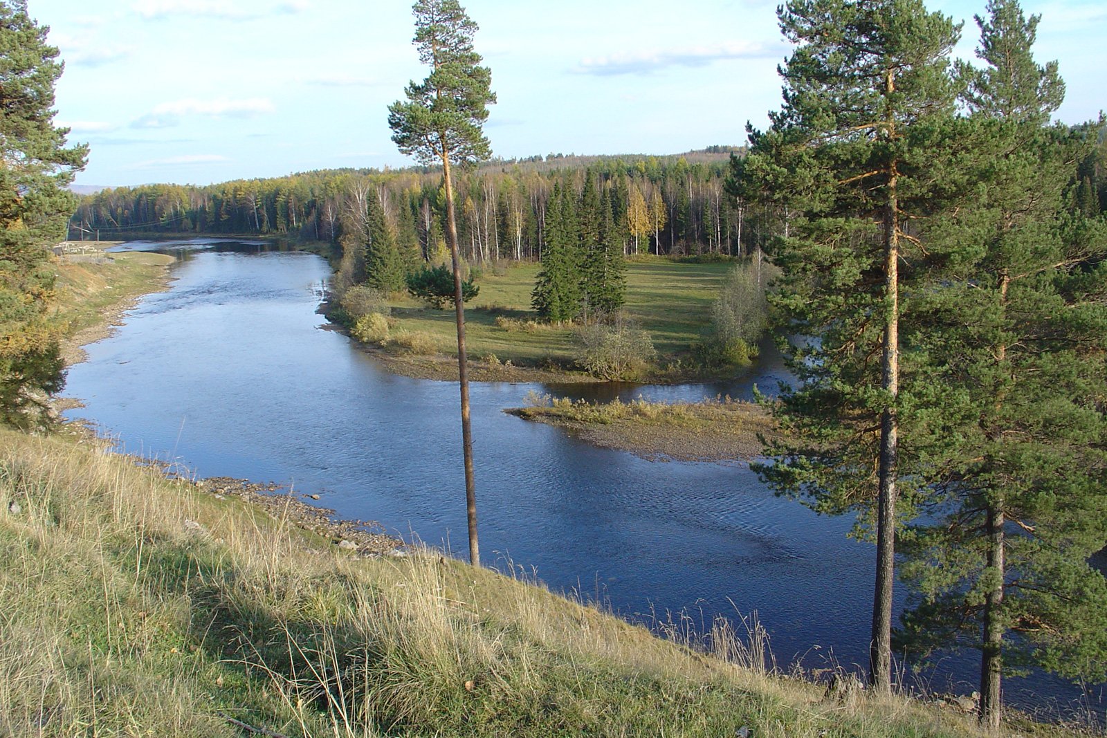 Исток реки Тавда Свердловской области