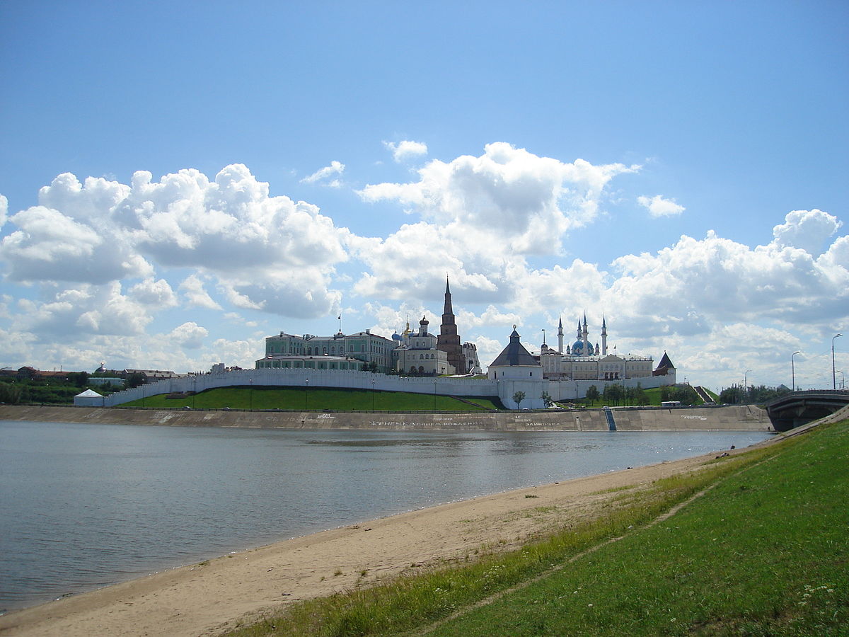 Река Казанка Кремль