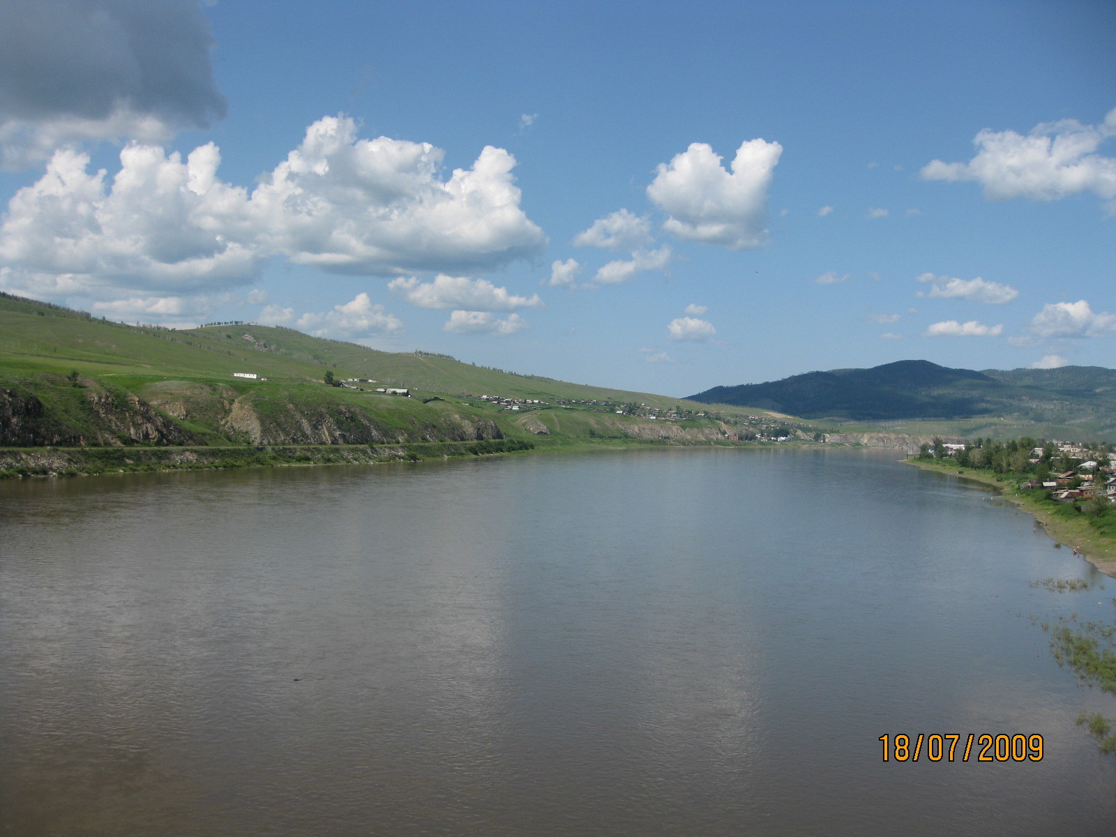 Река Шилка в городе Шилка Забайкальского края