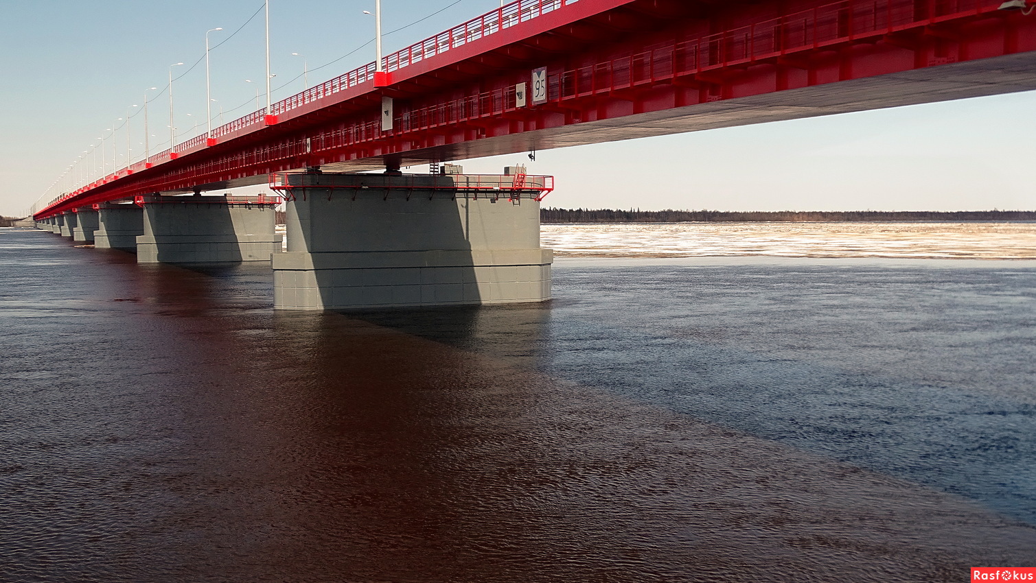 Надым мост через реку Надым