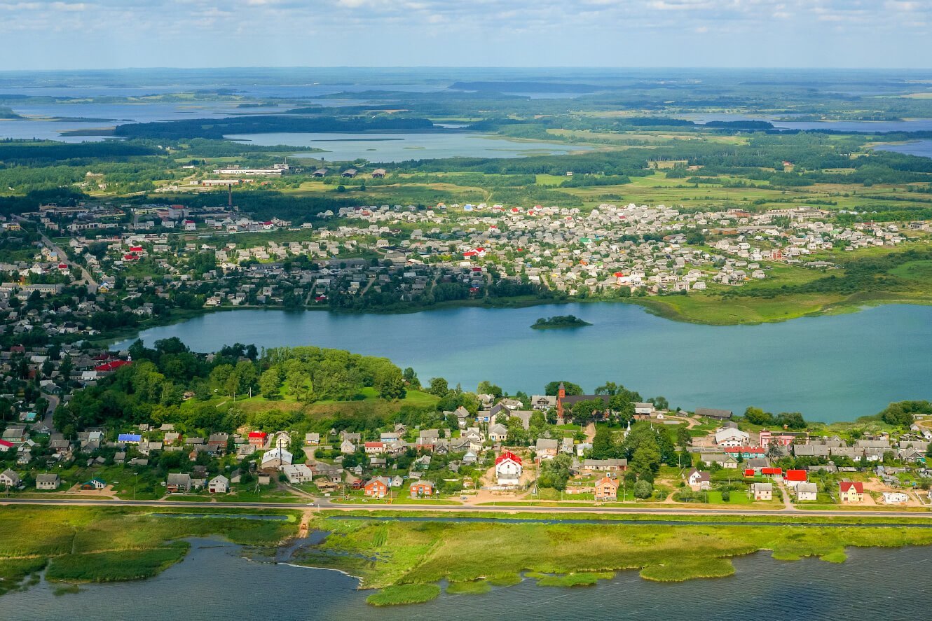 Белоруссия город Браслав озера