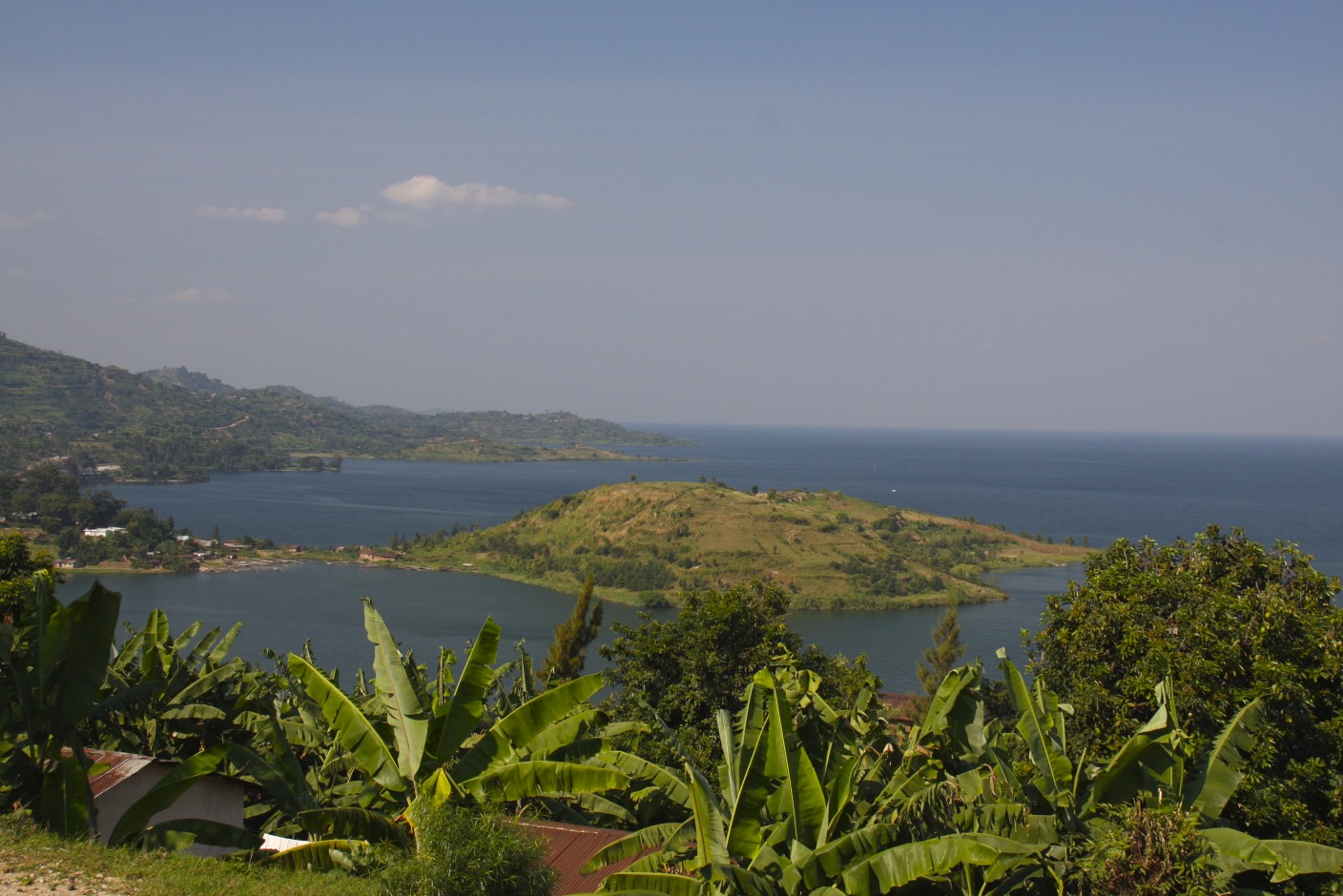 Озеро Киву в Африке