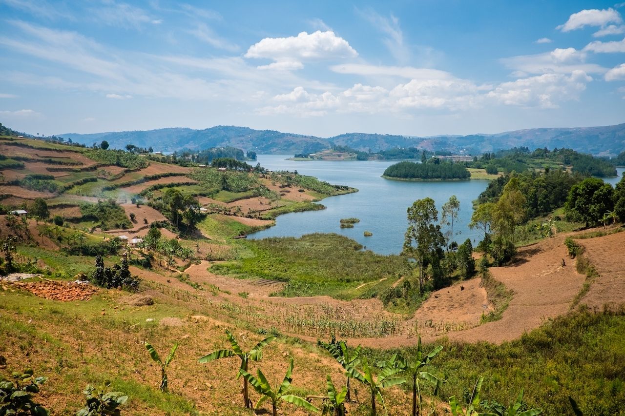 Озеро Киву Конго