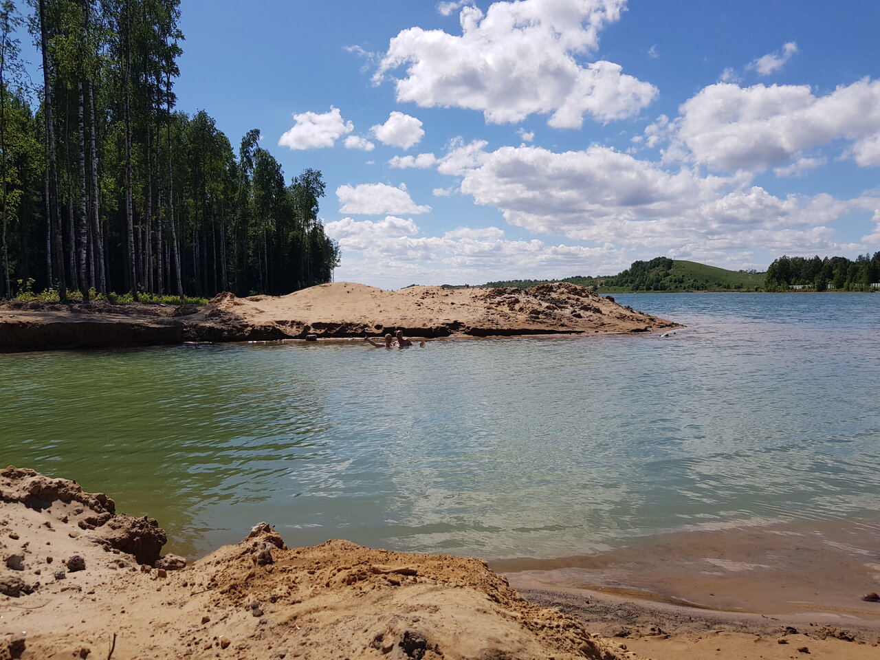 Лазурное озеро в Ленинградской области