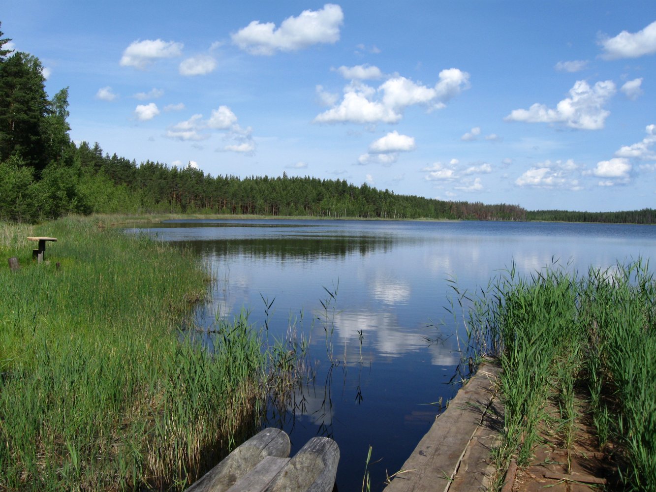Озеро Урицкое Великолукский