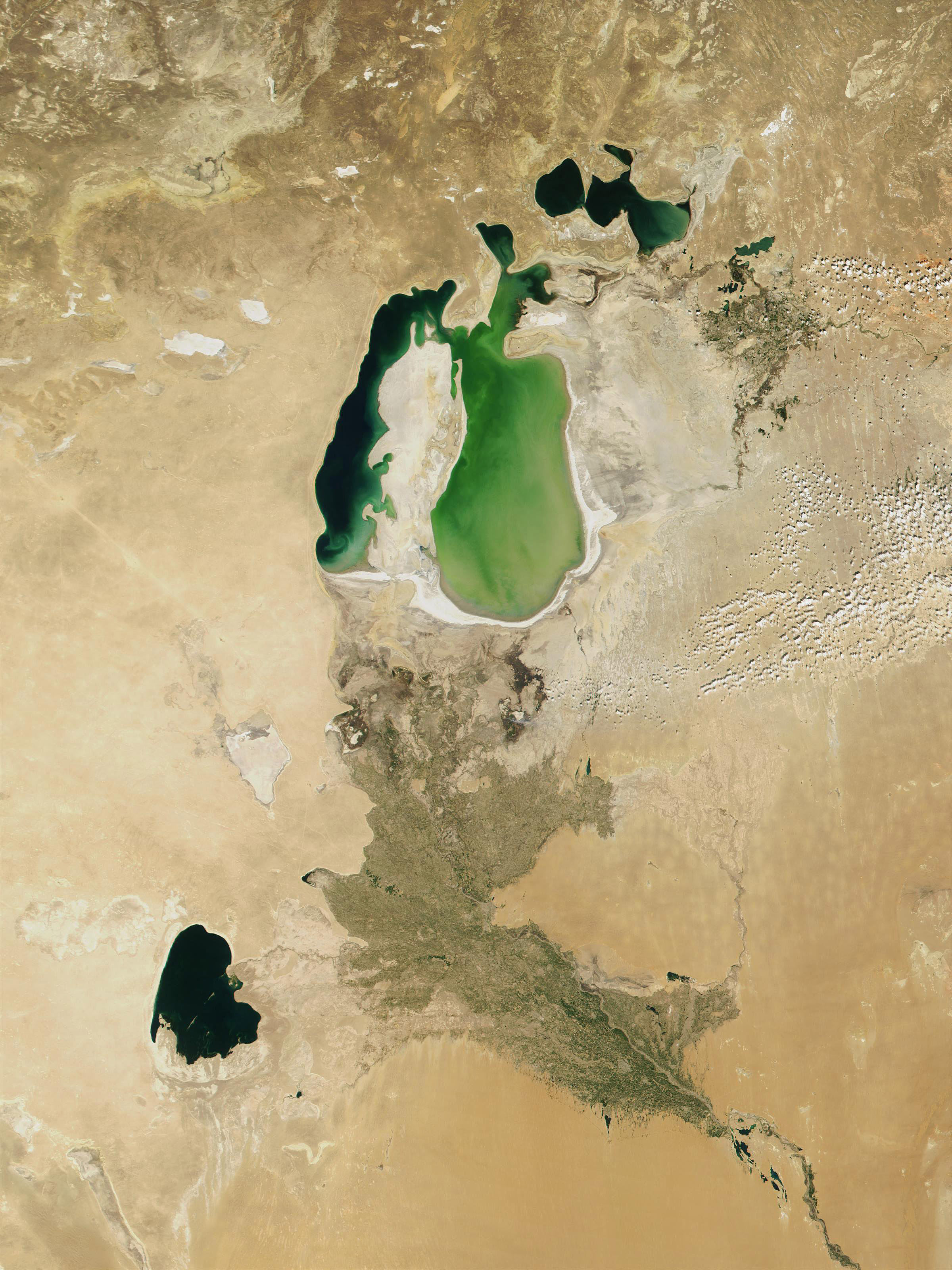 Аральское море 1960-2020