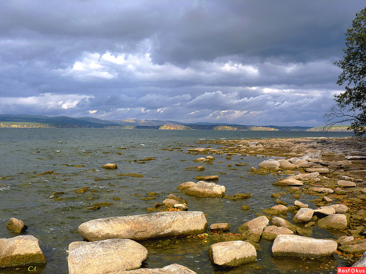 Озеро большой Кисегач мелеет
