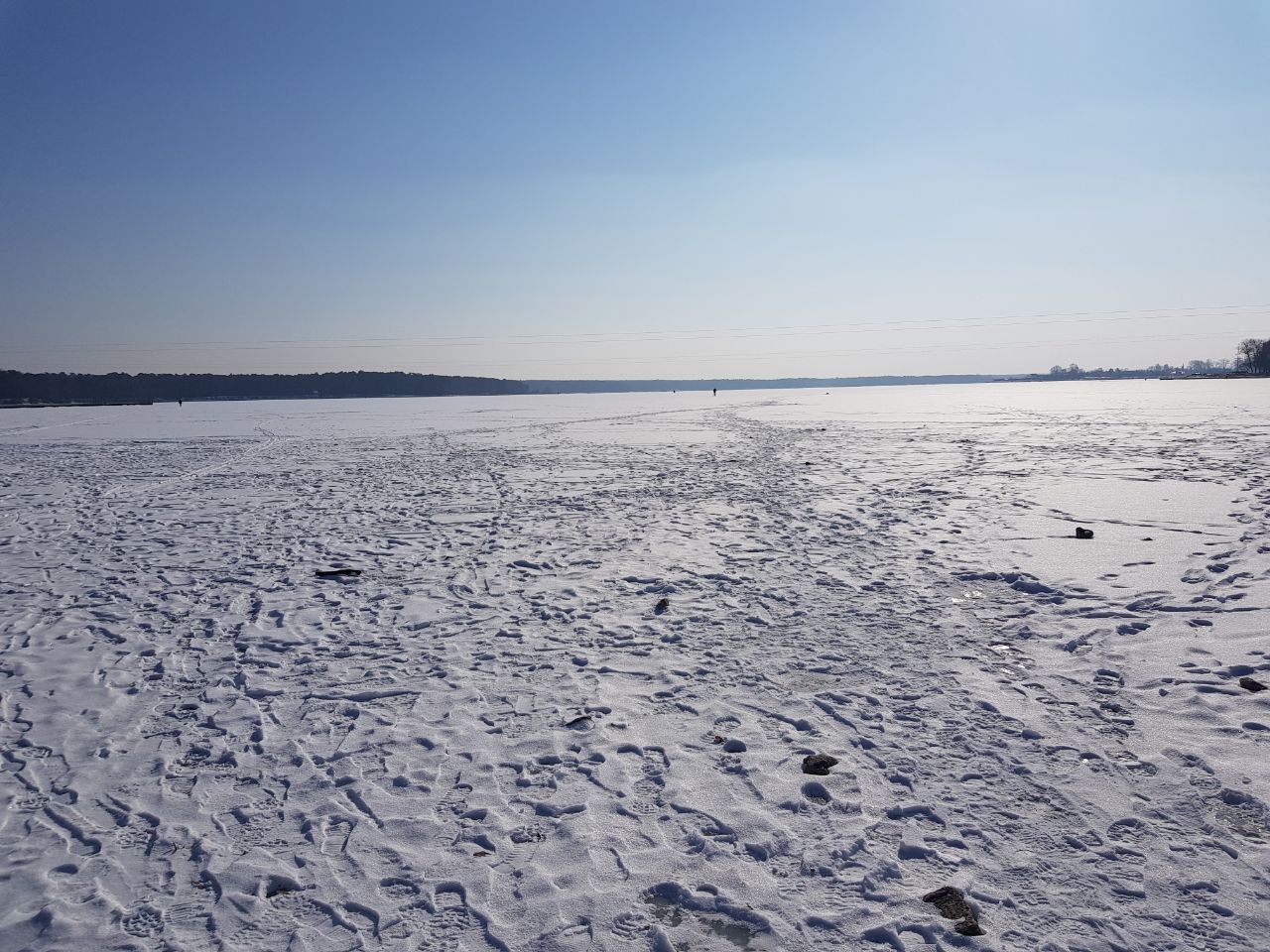 Озеро Воже зимой