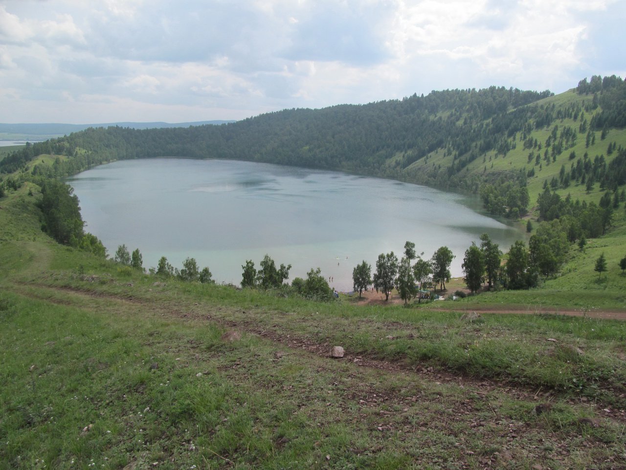 Сарбаголь озеро Красноярский край