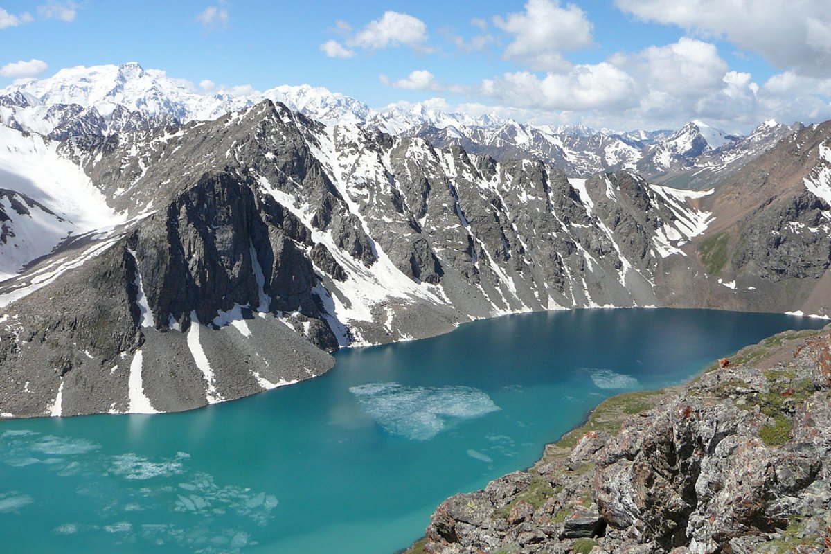 Озеро Алаколь Киргизия