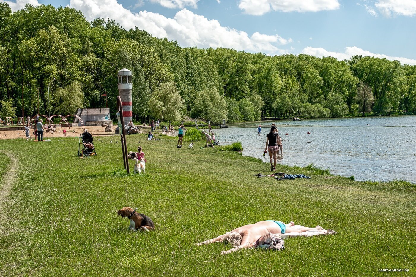 Комсомольское озеро Минск