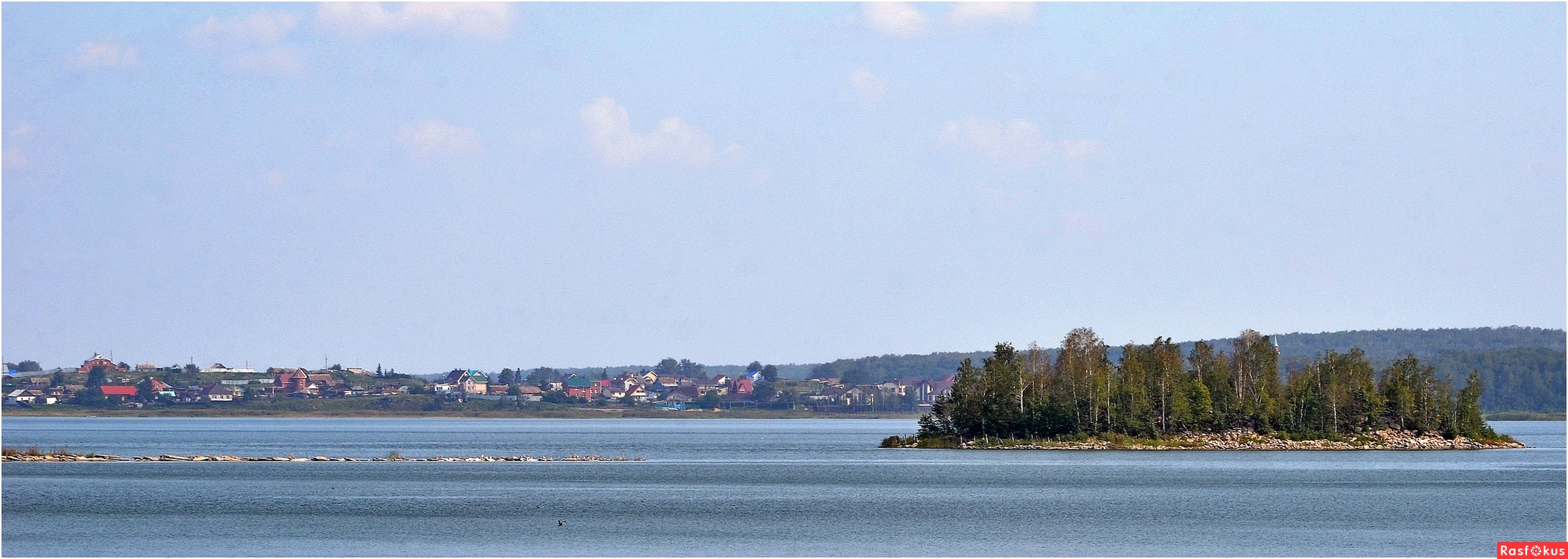 Озеро Чебаркуль Марьин остров