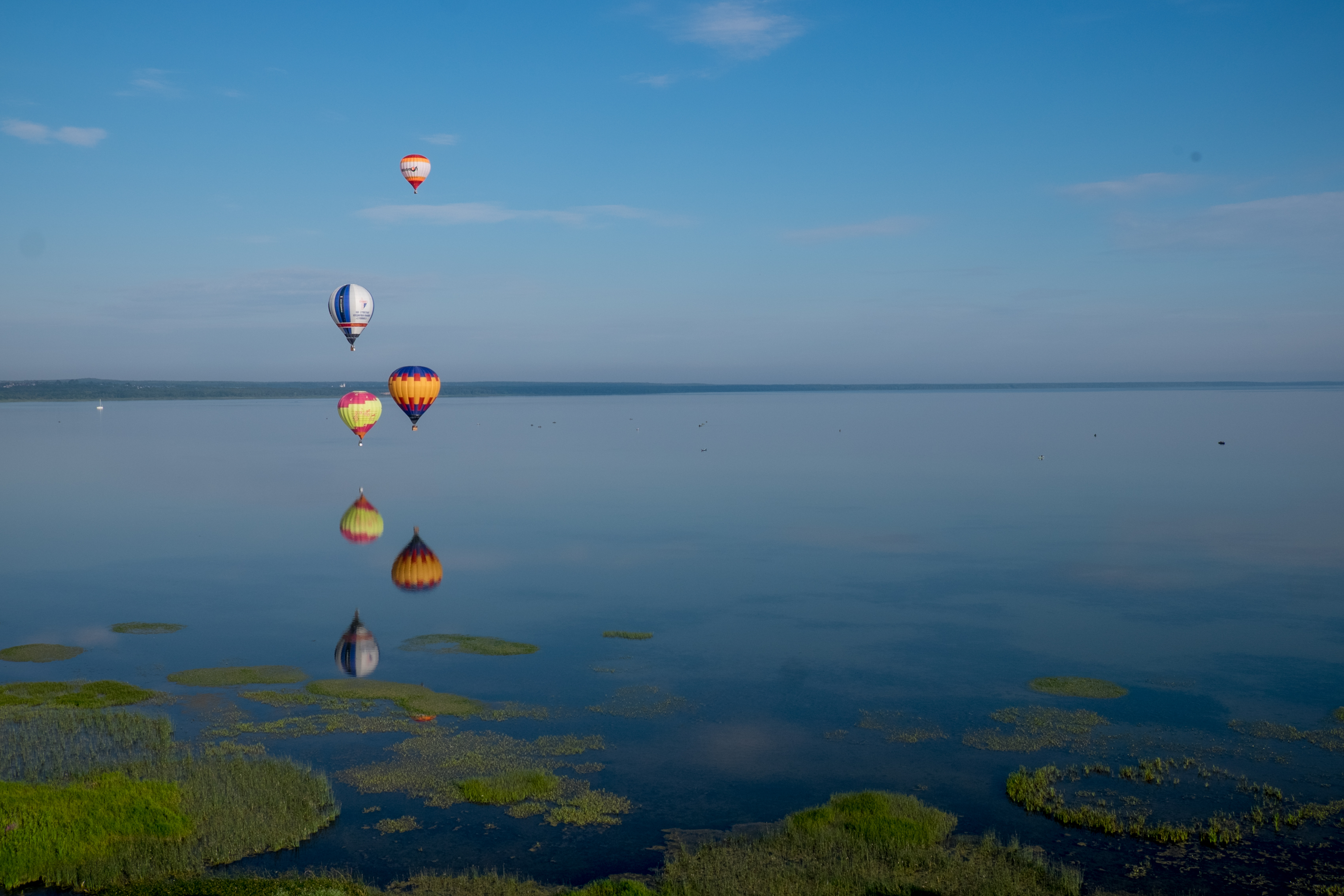 плещеево озеро сверху