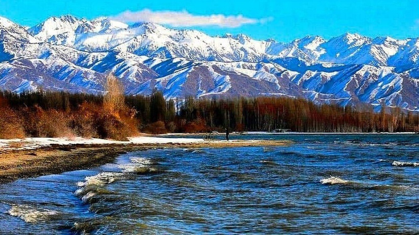 Иссык-Куль Киргизия зимой