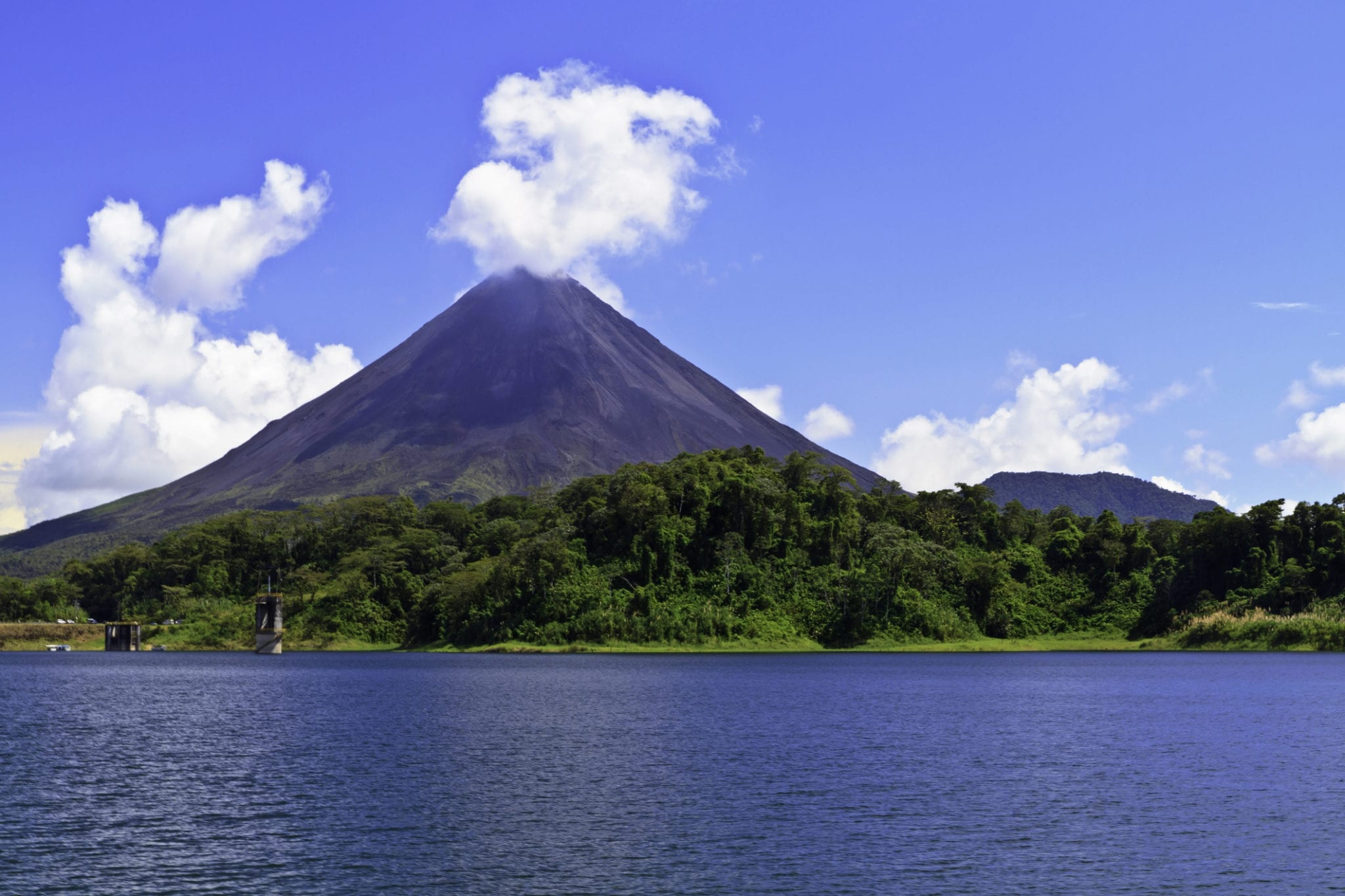 Вулкан Ареналь извержение Коста Рика