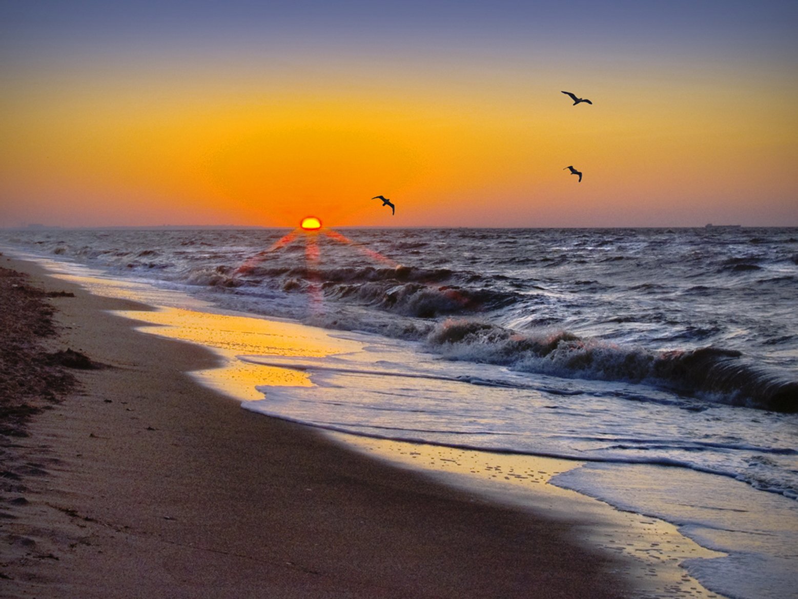 Солнце и Азовское море