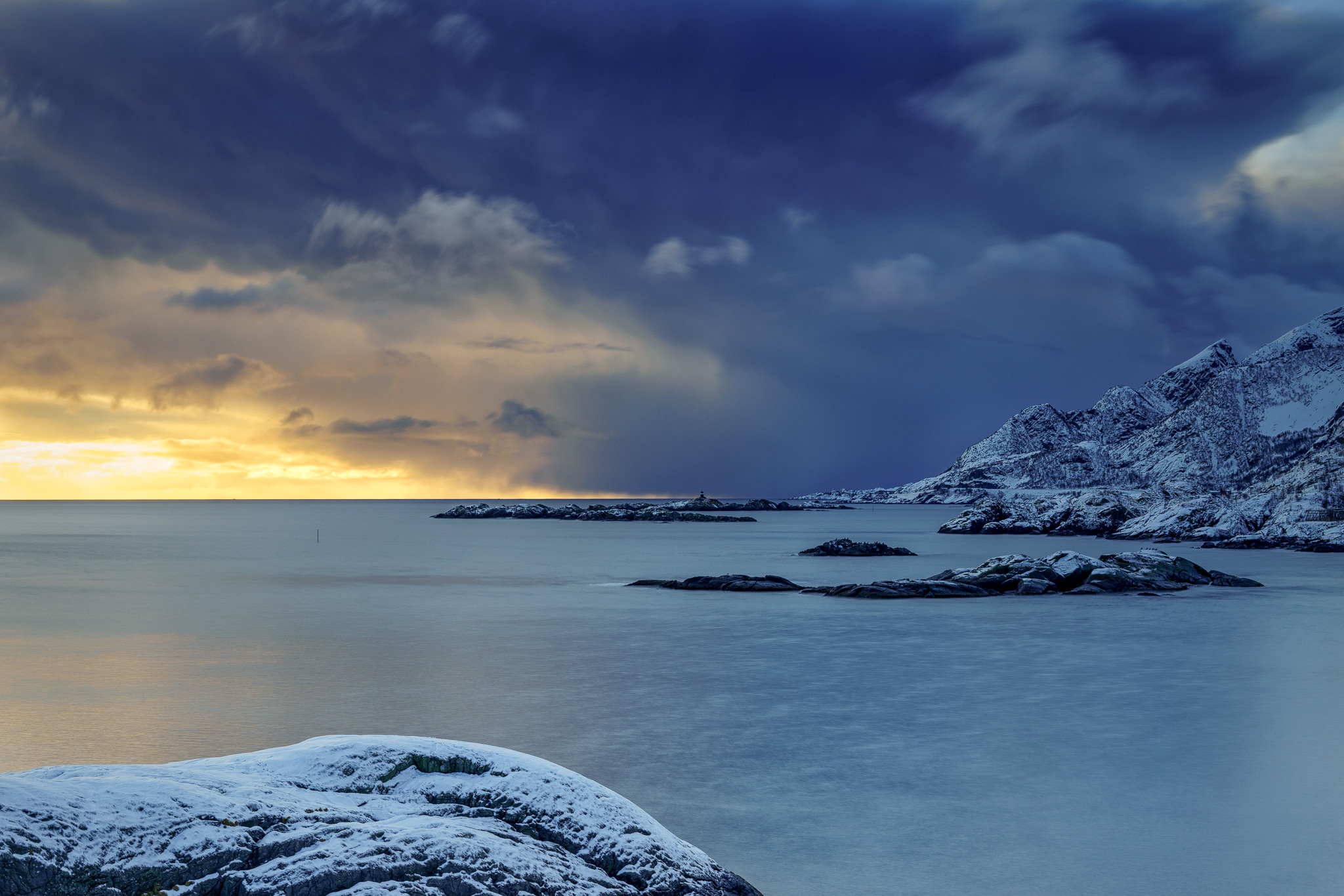 Норвежское море зимой