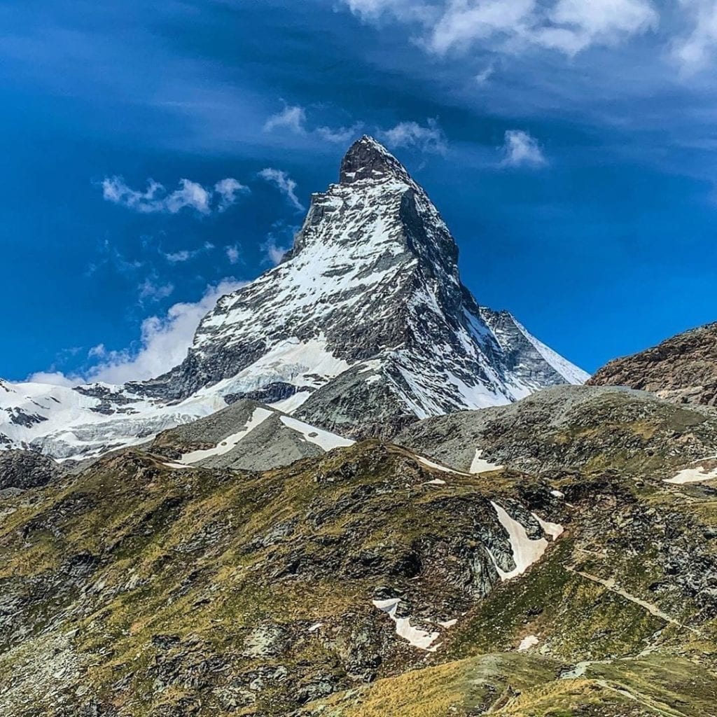 Альпы Швейцария гора Matterhorn