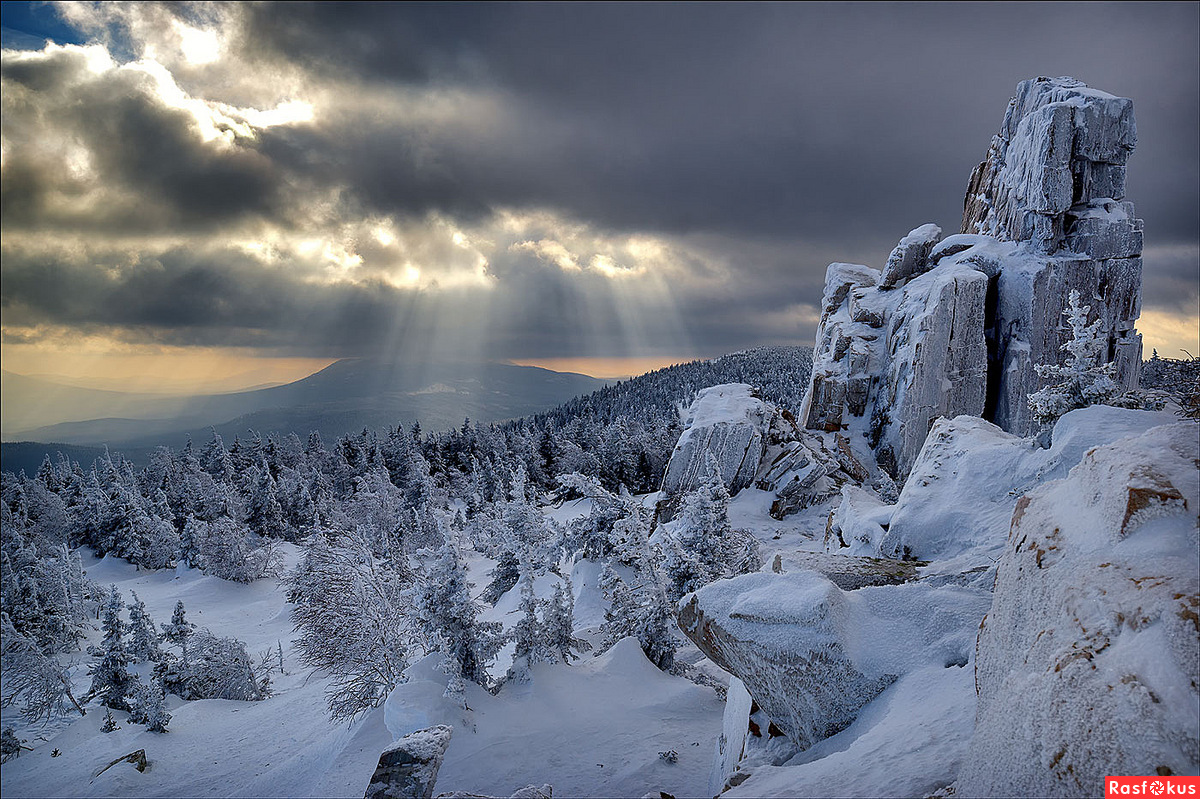 Гора Юрма зимой