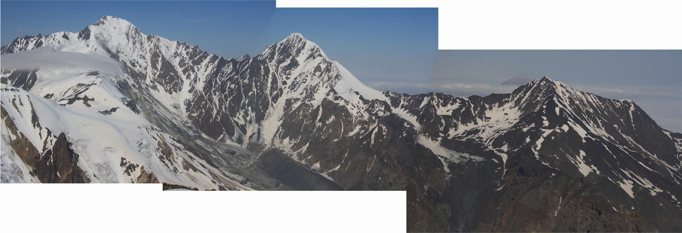 Пик горы Джимара Северная Осетия