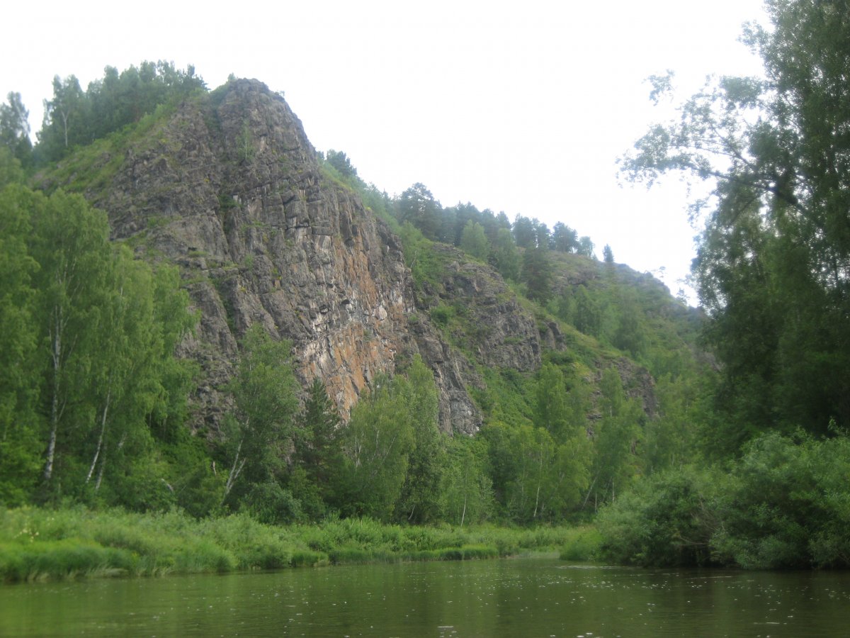 Скала Соколиный камень Новосибирск