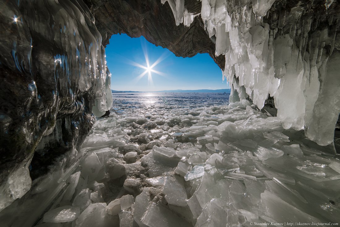 Ледяные пещеры Ольхон