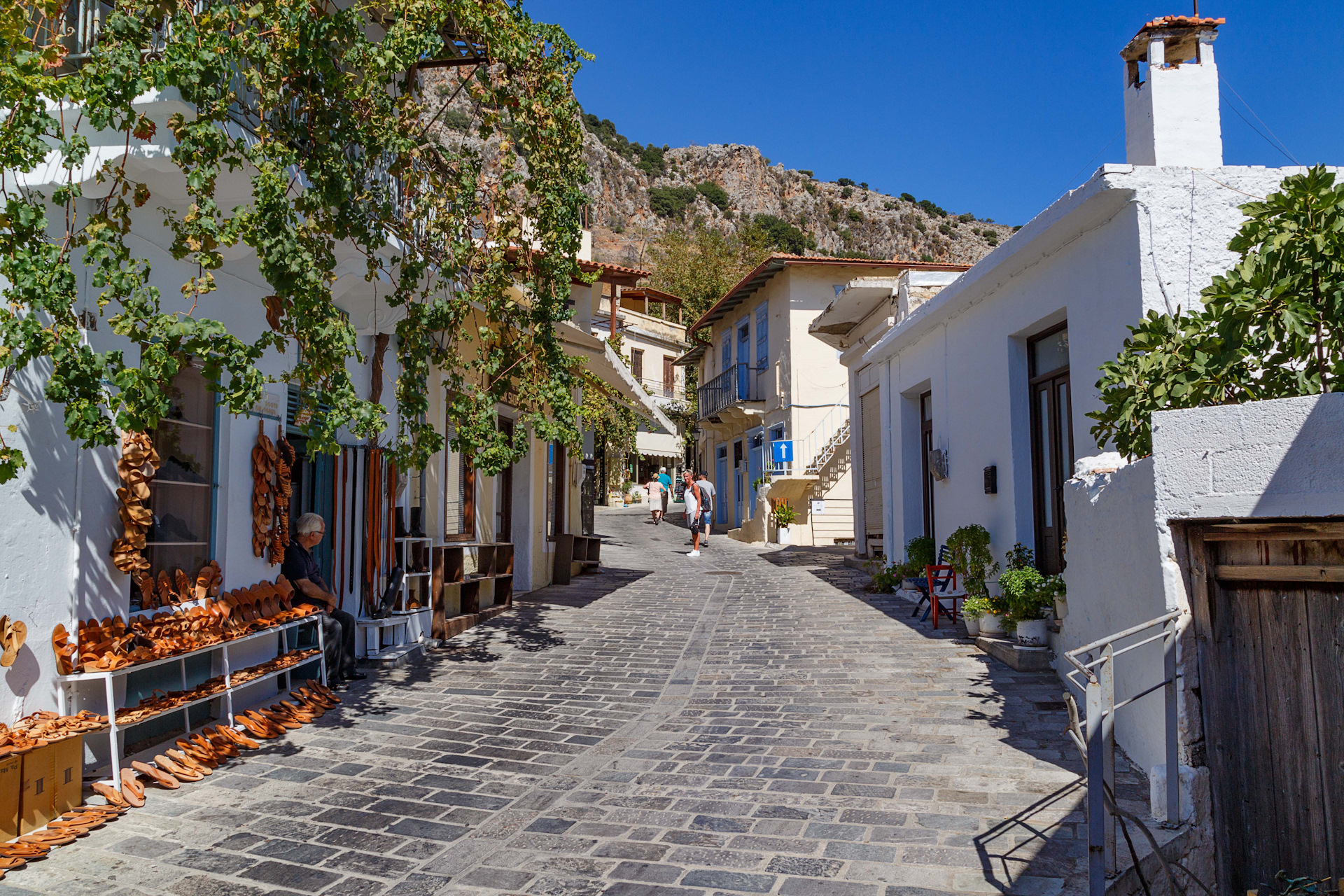 Остров Крит Греция улочки Херсонис