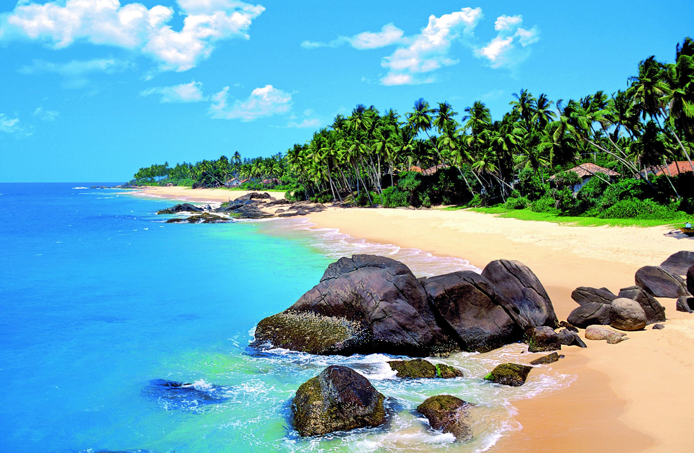 Берег острова Шри Ланка
