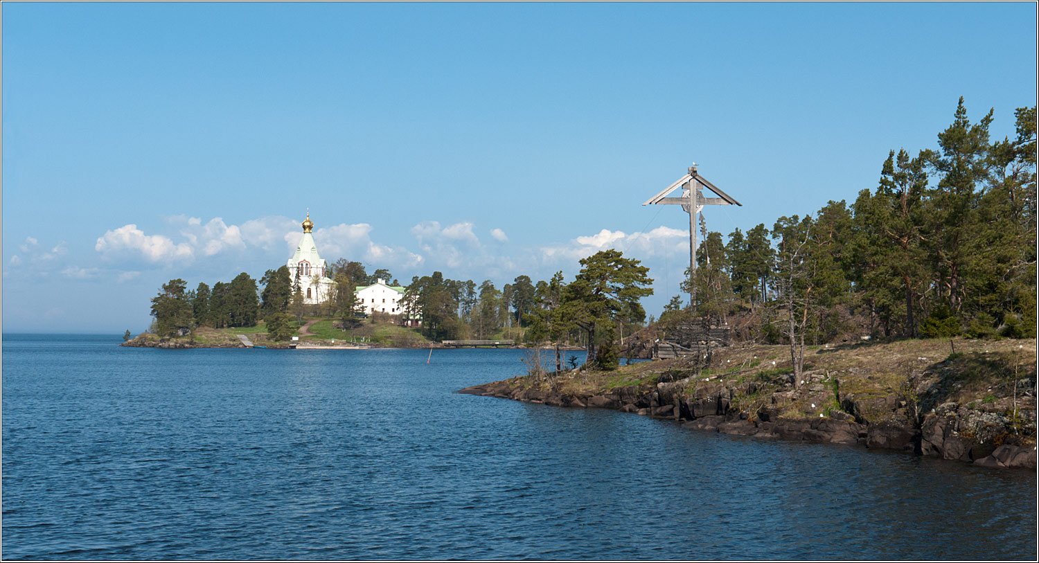 Валаамский монастырь на ладожском озере фото