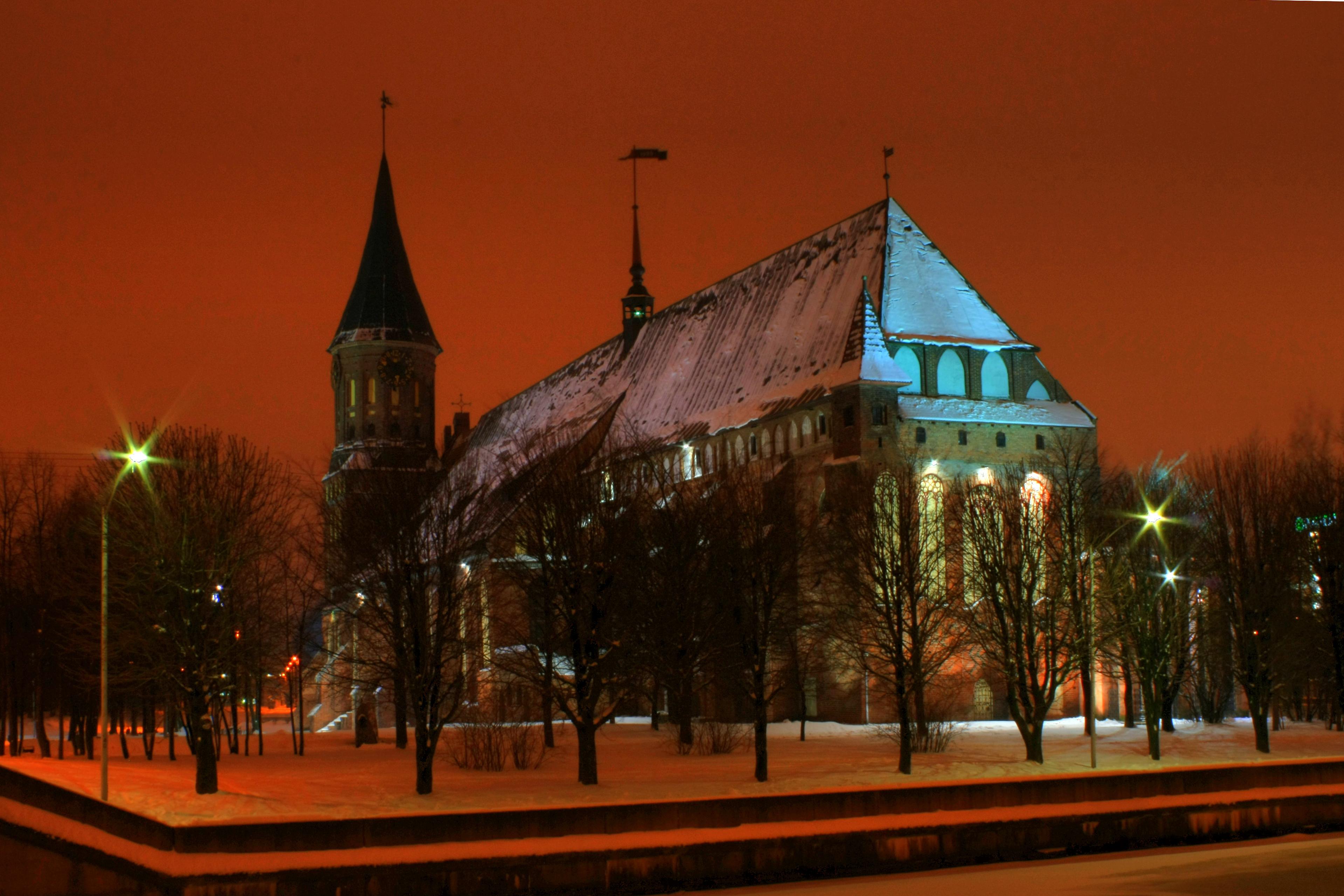 Кёнигсбергский собор Калининград зимой