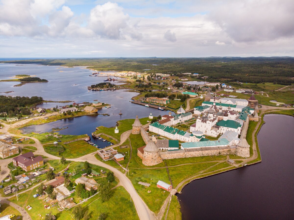 Белое море,Соловецкий монастырь,Архангельск