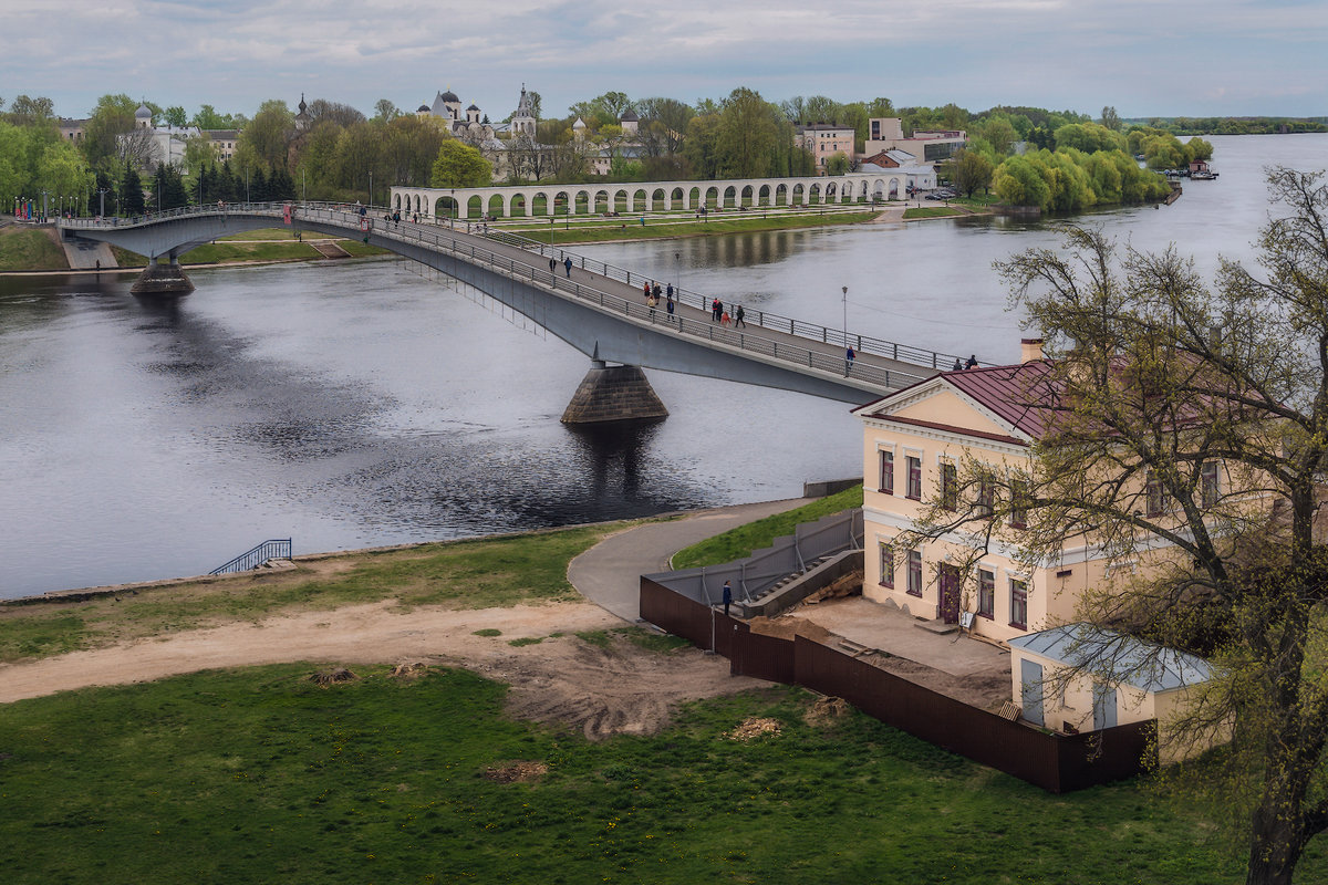 Река Волхов в городе Великий Новгород