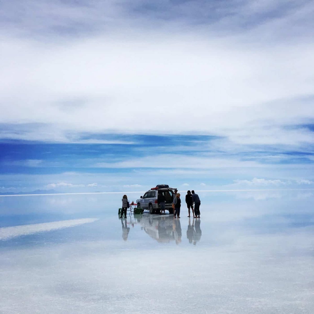 Озеро Уюни в Боливии