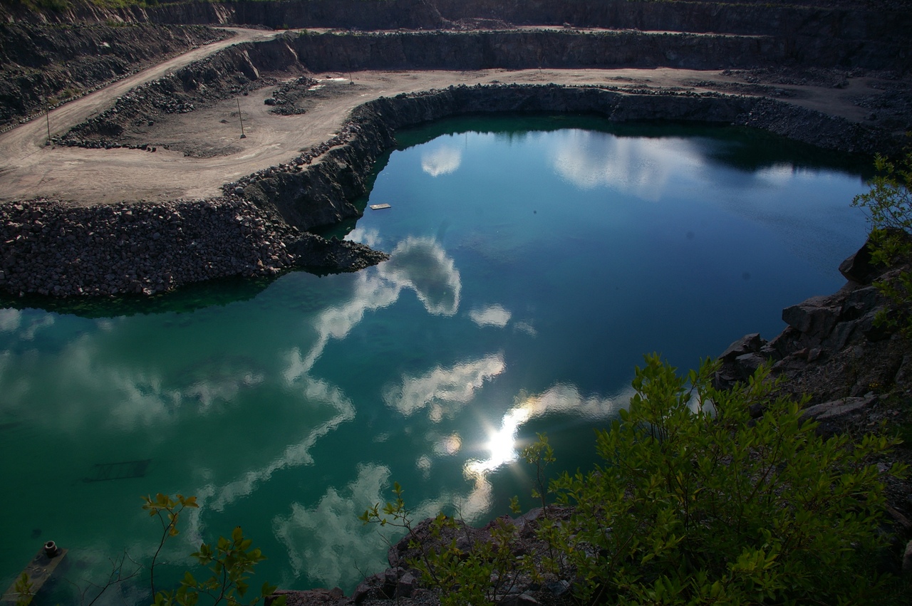 Голубое озеро Каменногорск