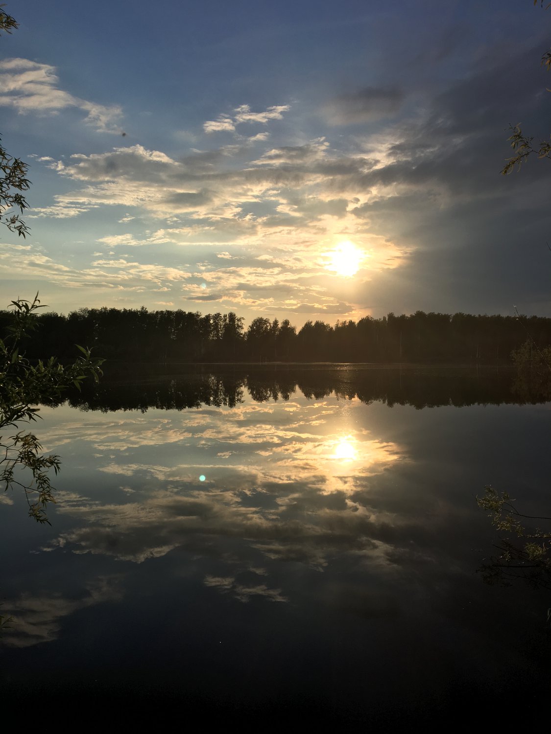 Озеро зеркалка Павлово-Посадский район